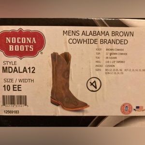 Nocona Alabama cowboy boots.